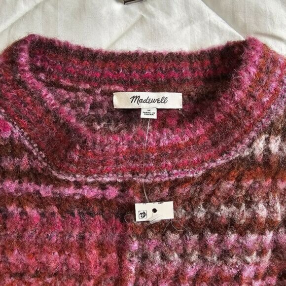 NWT MADEWELL COZY MOCKNECK LONGSLEEVES PULLOVER SIZE M WOMENS - Picture 4 of 13